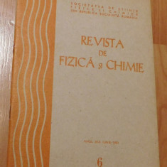 Revista de fizica si chimie Nr. 6 din 1982