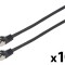 Cablul Patch LANBERG F/UTP 6 litat CCA PVC negru 5m 26AWG Fire: 8