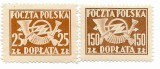 Polonia - Taxa de plata, 1949 - valori neobliterate