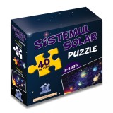 Puzzle Didactica Publishing House Sistemul Solar 40 Piese Educativ 5-8 Ani Coordona Maini-Ochi