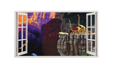 Sticker decorativ cu Dinozauri, 85 cm, 4225ST foto