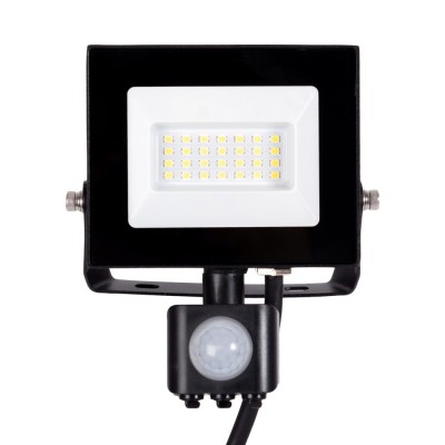Proiector senzor LED slim 20W seria 5, negru, Novelite foto