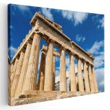 Tablou Parhenon Atena Grecia Tablou canvas pe panza CU RAMA 50x70 cm
