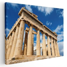 Tablou Parhenon Atena Grecia Tablou canvas pe panza CU RAMA 20x30 cm