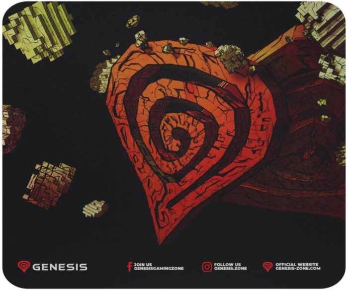 Mousepad genesis promo ancient stone material cauciuc + material textil dimensiuni 250 x 210 x