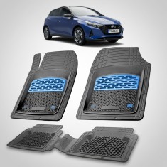 Covorase Auto Hyundai i20 2020-2023 - Tavita Cauciuc-Blue