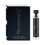 Mostră parfum cu feromoni PHEROSTRONG King, pentru bărbați, note de scorțișoară, patchouli și lemn de santal, 1 ml