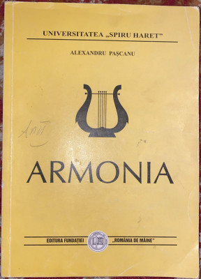 ARMONIA,ALEXANDRU PASCANU/ EDITIA A II-A 1999/STARE F.BUNA/ PRET.. foto