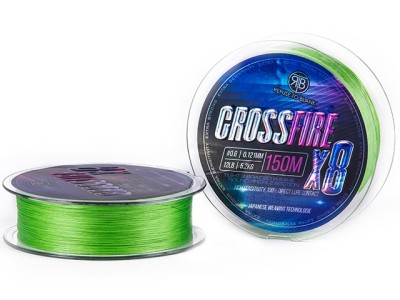 Fir textil RTB Crossfire X8 Braid Lime Green 150m 10 LB 0.112 MM foto