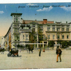 2032 - BRASOV, Market, Romania - old postcard - unused