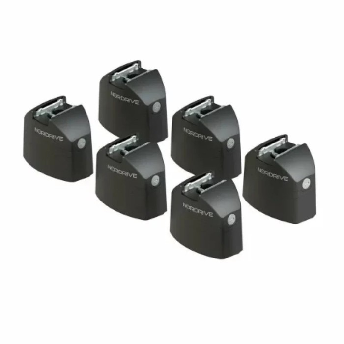Set de picioare cu montaj in puncte de fixare pentru bare portbagaj Kargo si Kargo-Plus 3 bare - Ford Tourneo Custom 08/23&gt; Volkswagen Transporter T7