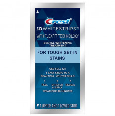 Set 5x Plicuri, Benzi Albirea Dintilor, Crest 3D Whitestrips, Classic Vivid, 9% Concentratie foto