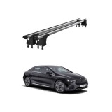 Set bare transversale aluminiu cu prindere in puncte fixe compatibile Mercedes EQE V295 2022-> negre sau argintii Cod: 120101 Kit 202