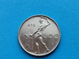 50 Lire 1970 Italia-UNC-Luciu de batere, Europa