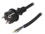 Cablu Electric SCHUKO 3x1,5mm2 cu Mufă Gumy