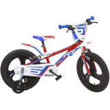 Bicicleta copii Dino Bikes 16&#039; R1 rosu