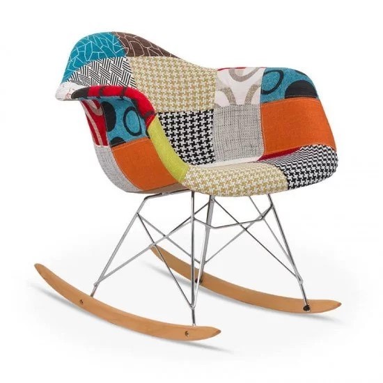 SCAUN BALANSOAR PATCHWORK BUC 243B MULTICOLOR