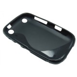 Husa silicon S-line neagra pentru BlackBerry Curve 9220/9320