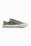 Converse teniși Chuck 70 Glow In The Dark Leopard culoarea bej, A15033C