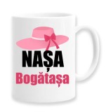 Cana alba personalizata &quot;Nasa Bogatasa&quot;, INOVATIX&reg;. 330ml, Oem