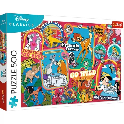 Puzzle Trefl 500 Lumea Disney foto