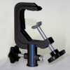 Carlig stand lumini cu sistem blocare,negru, Ibiza Light
