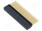 Conector şiruri pini tată PIN 40 2,54mm aurit THT SAMTEC