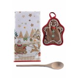 Set ustensile bucatarie Craciun II cm 18 x 32 H