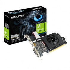 Placa Video GIGABYTE GeForce GT 710, 2GB, DDR5, 64 bit, Low Profile
