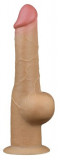 Dildo Realist Dual Layered Handle Cock, Silicon Platinum, Natural, 25 cm, Lovetoy