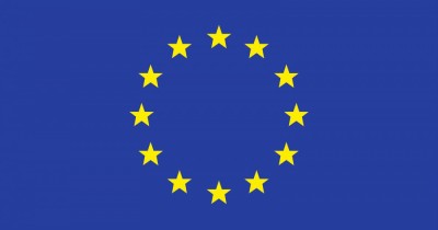 Autocolant Steagul Uniunii Europene - 30x40 cm foto