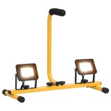 Cumpara ieftin Proiector cu LED si maner, 2x10 W, alb cald