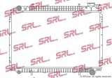 Radiator Nissan Serena (Esp) 92-02, motor: 2.3 D, diam int/ext 35/42, 685x423x24, SRLine, Aluminiu/ Plastic brazat, 214109C600