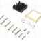 Radiator extrudat, aluminiu, 29mm x 29mm, negru, Advanced Thermal Solutions - ATS-61290D-C1-R0