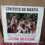 -Y- CANTECE DE NUNTA - JUSTINA BALUTEANU - DISC VINIL LP 10 &quot;