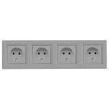 Leziter Nova IV patru premiu cu cadru gri Mobalis Homvera