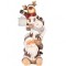 Decoratiune de craciun Strend Pro 1 LED, 2xAAA, ceramica, 29x24x66 cm