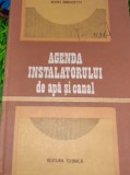 AGENDA INSTALATORULUI DE APA SI CANAL Aurel Simonetti