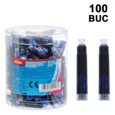 Set Rezerve Cerneală Stilou, 100 Bucăți, Albastru