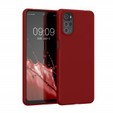 Husa kwmobile pentru Motorola Moto G22, Silicon, Visiniu, 58208.209, Carcasa