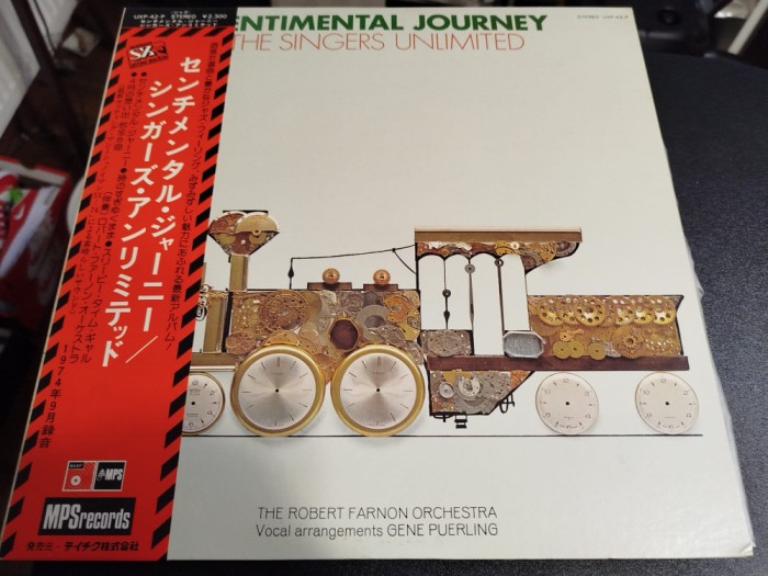Vinil LP &quot;Japan Press&quot; The Singers Unlimited &lrm;&ndash; Sentimental Journey (NM)