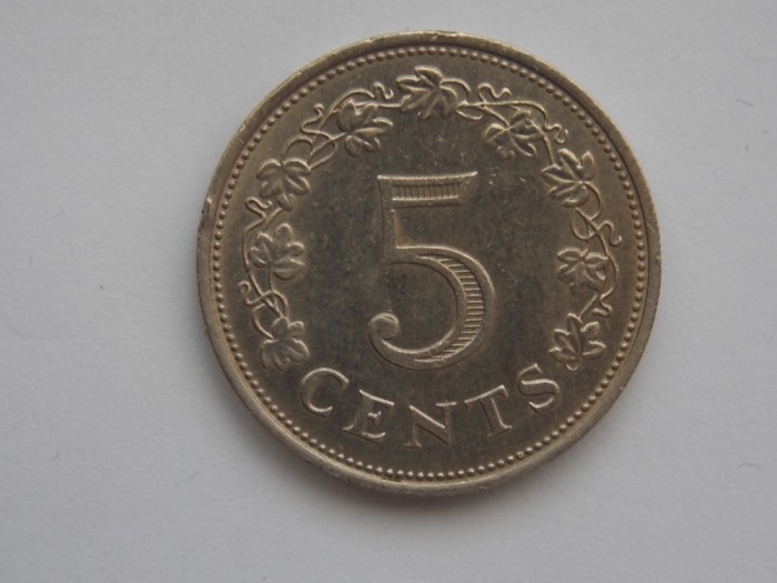 5 CENTS 1972 MALTA