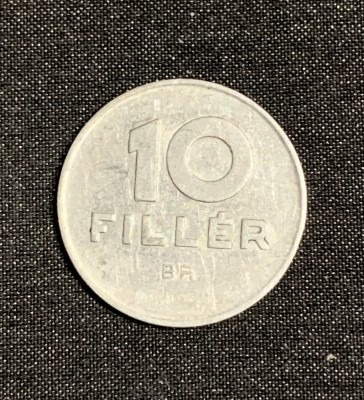 Moneda 10 filler 1969 Ungaria foto