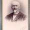 W42 FOTO CABINET -BARBAT IN TINUTA DE EPOCA-FOTOGRAF CARL JAGERSPACHER -GMUNDEN