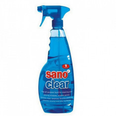 Solutie pentru curatat geamuri Sano Clear Blue Trigger, 1L foto