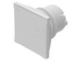 Lens holder 04, alb, plastic, 30x30 mm