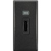 Priza USB tip C 5V 1500mA Axolute Bticino 1M antracit HS4286C1