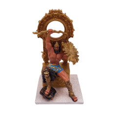 Figurina din plumb IdeallStore&reg;, Mighty Zeus, editie de colectie, lucrat manual, 9 cm