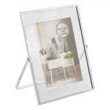 Ramă Foto, Model Transparent, Suport Metalic, Argintiu, 10x15cm, Oem