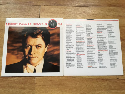 ROBERT PALMER - HEAVY NOVA (1988,EMI,UK) vinil vinyl foto